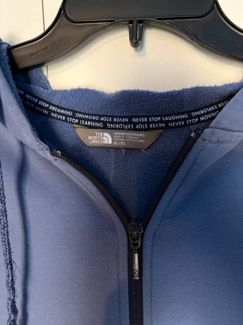 The North Face Women's Slate Blue Full-Zip Hoodie Jacket - Picture 2 of 3